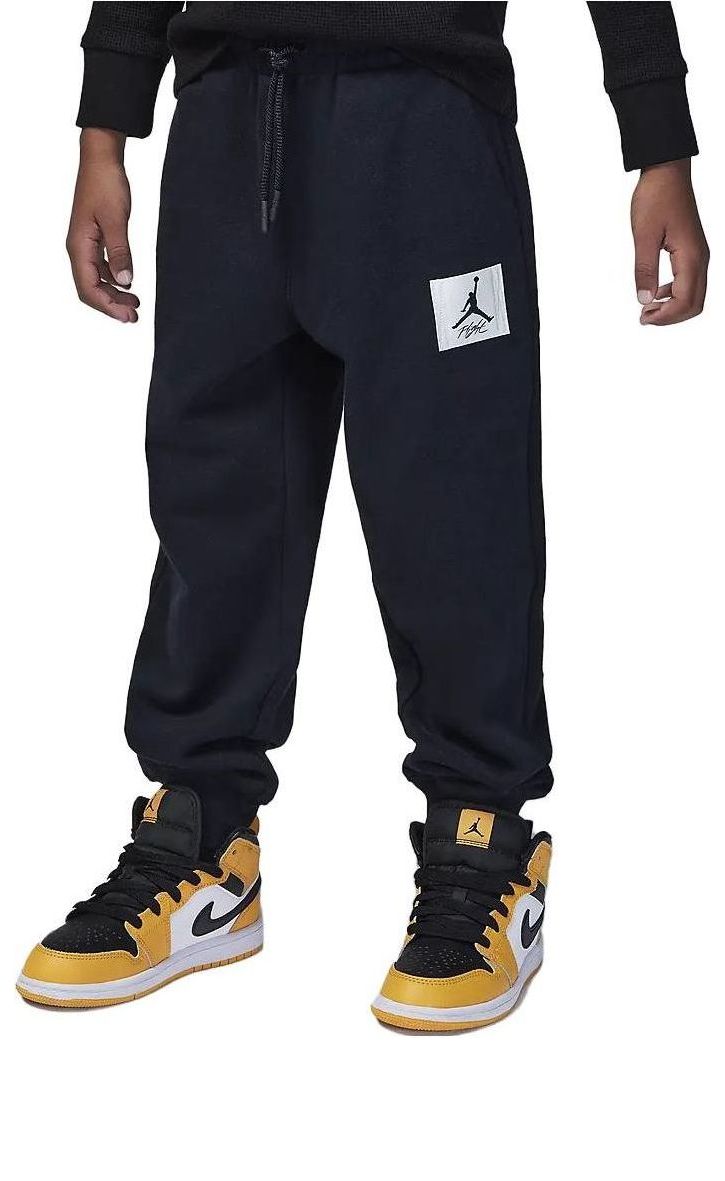 (GS) Air Jordan Flight Sweatpants 'Black White' FZ1800-010