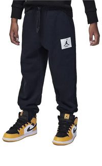 (GS) Air Jordan Flight Sweatpants 'Black White' FZ1800-010