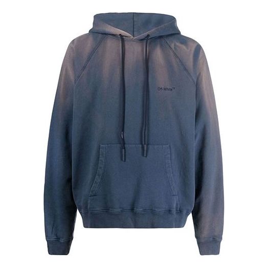 Men's Off-White SS22 Gradient Raglan Sleeve Pullover Blue OMBB096S22FLE0024646