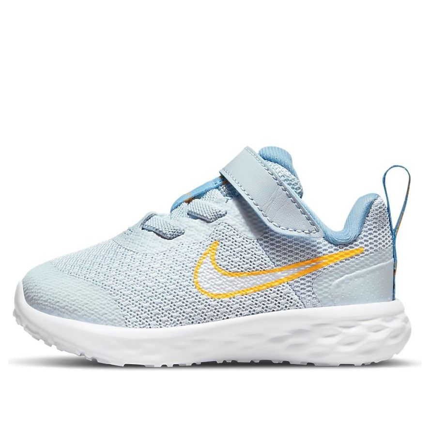 (TD) Nike Revolution 6 'Light Blue Yellow White' DD1094-409