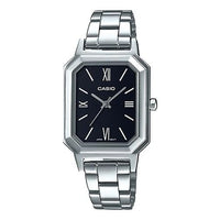 CASIO Stainless Steel Strap Black Analog LTP-E168D-1B