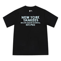 MLB New York Yankees Basic Printing Short Sleeve Unisex Black 31TS04031-50L