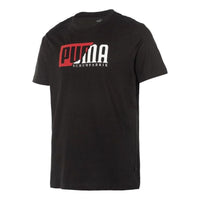 PUMA Flock Graphic T-Shirt 'Black' 581910-01