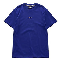 FILA FUSION Small logo Back Printing Short Sleeve Blue T11M933135F-BU
