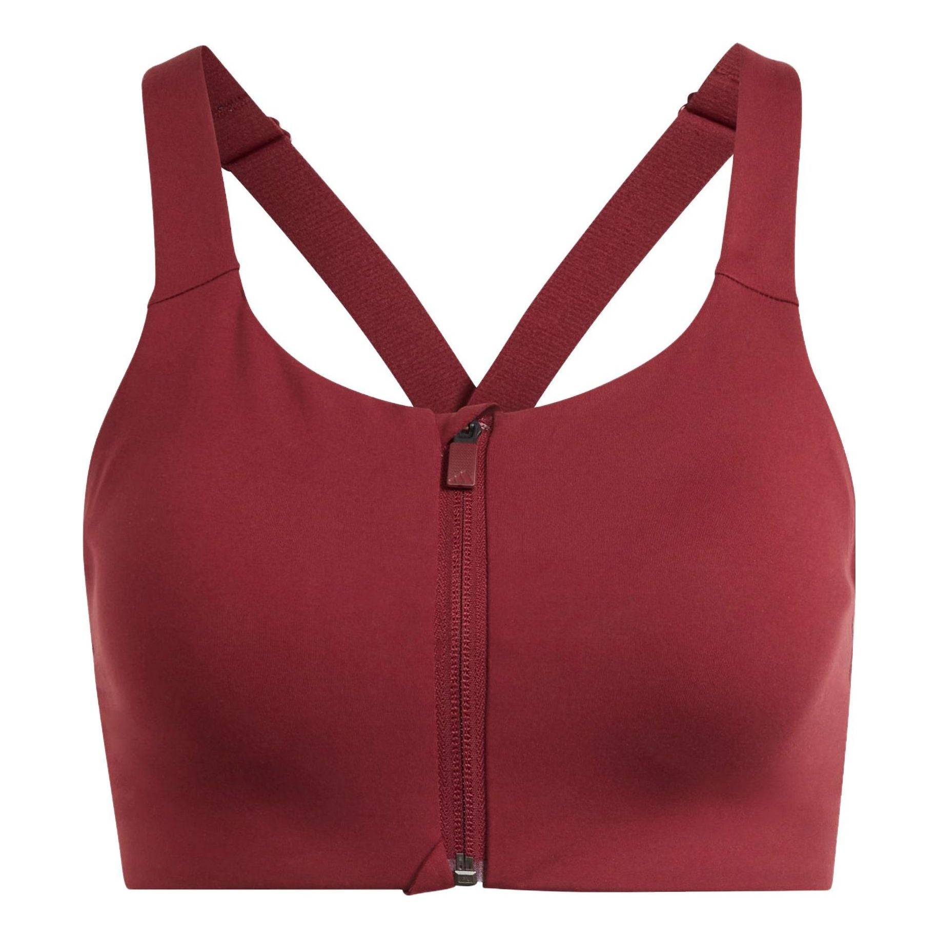 (WMNS) adidas TLRD Impact Luxe High-Support Zip Bra 'Red' HZ1516