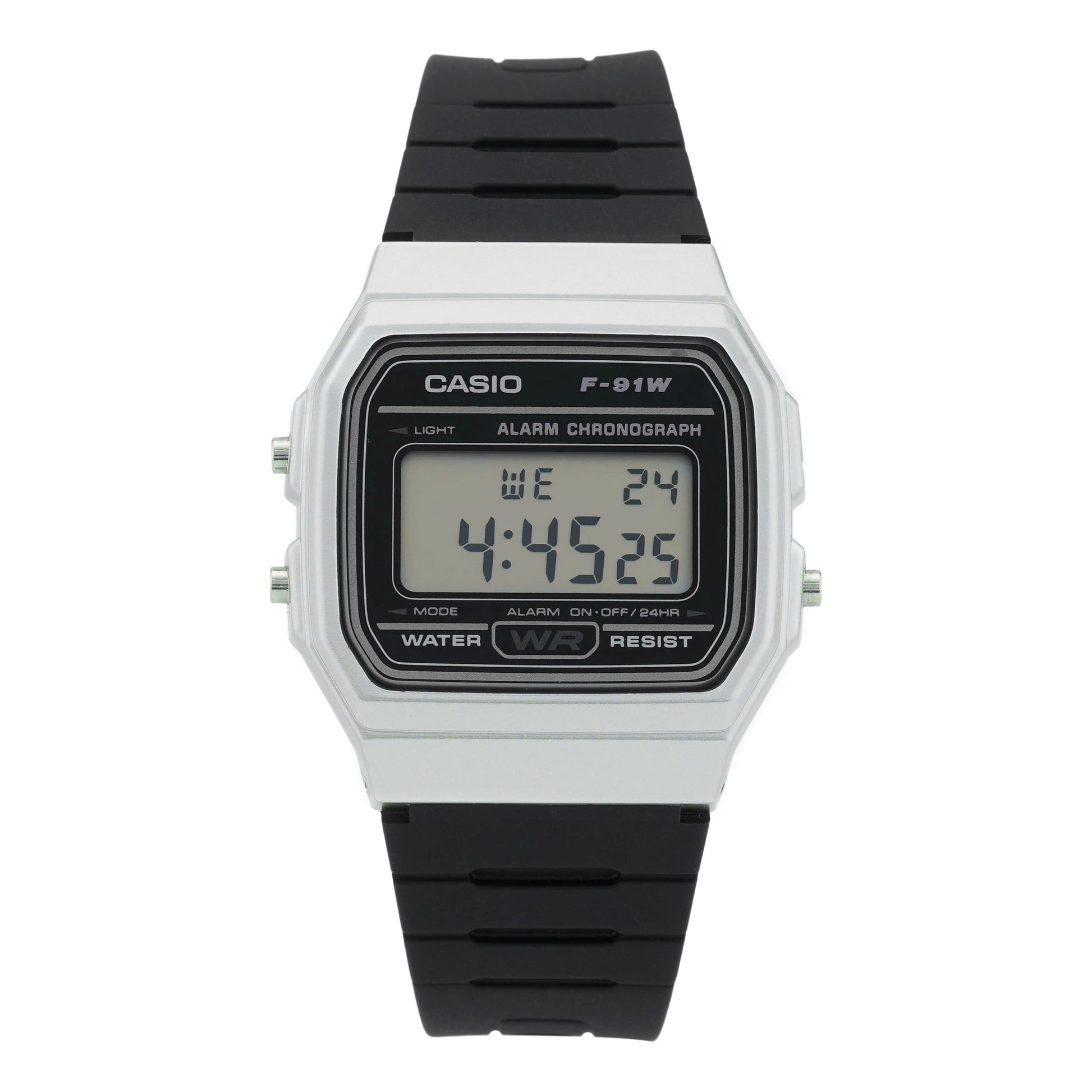 Men's CASIO F Series Student Sports Minimalistic Retro Small Watch Mens Black Digital F-91WM-7ADF