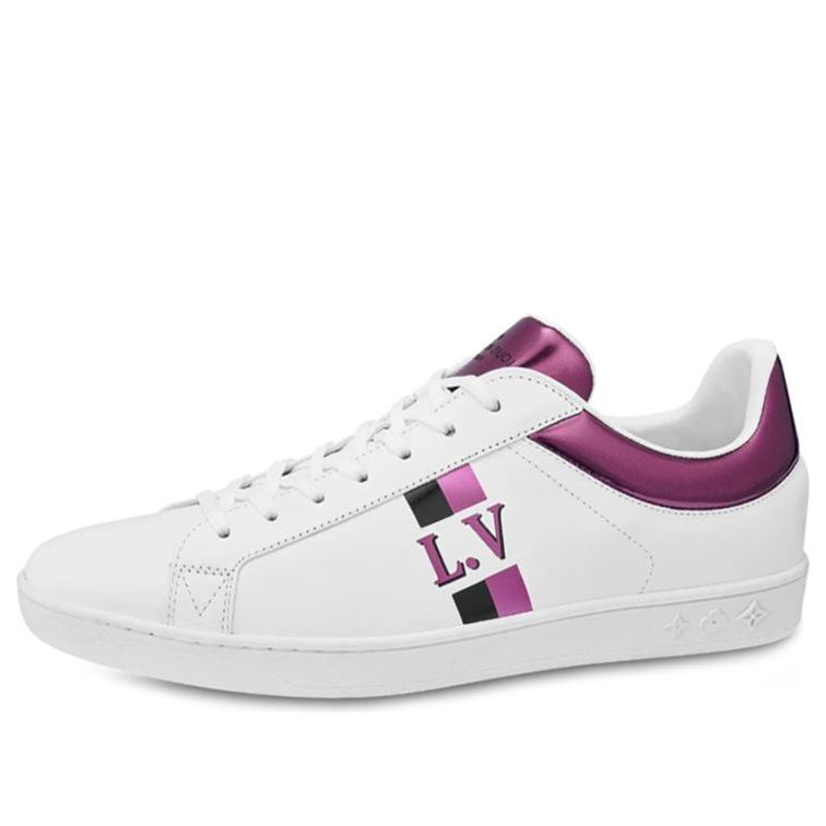 LOUIS VUITTON Luxembourg Sneakers 'White Metallic Pink' 1A5UIA