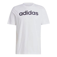 adidas Essentials Single Jersey Linear Embroidered Logo T-Shirts 'White' IC9276