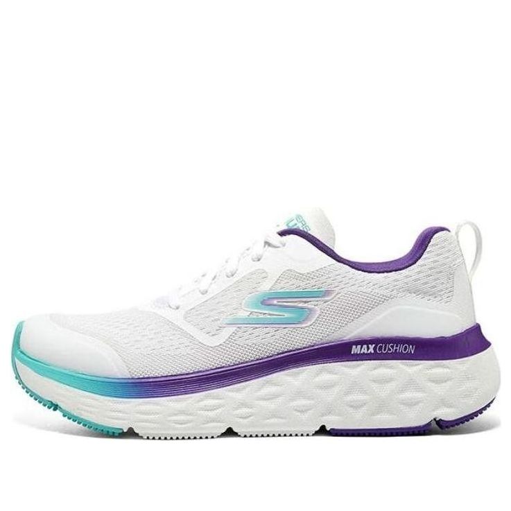 (WMNS) Skechers Max Cushioning Delta 'White Purple Blue' 129126-WPR