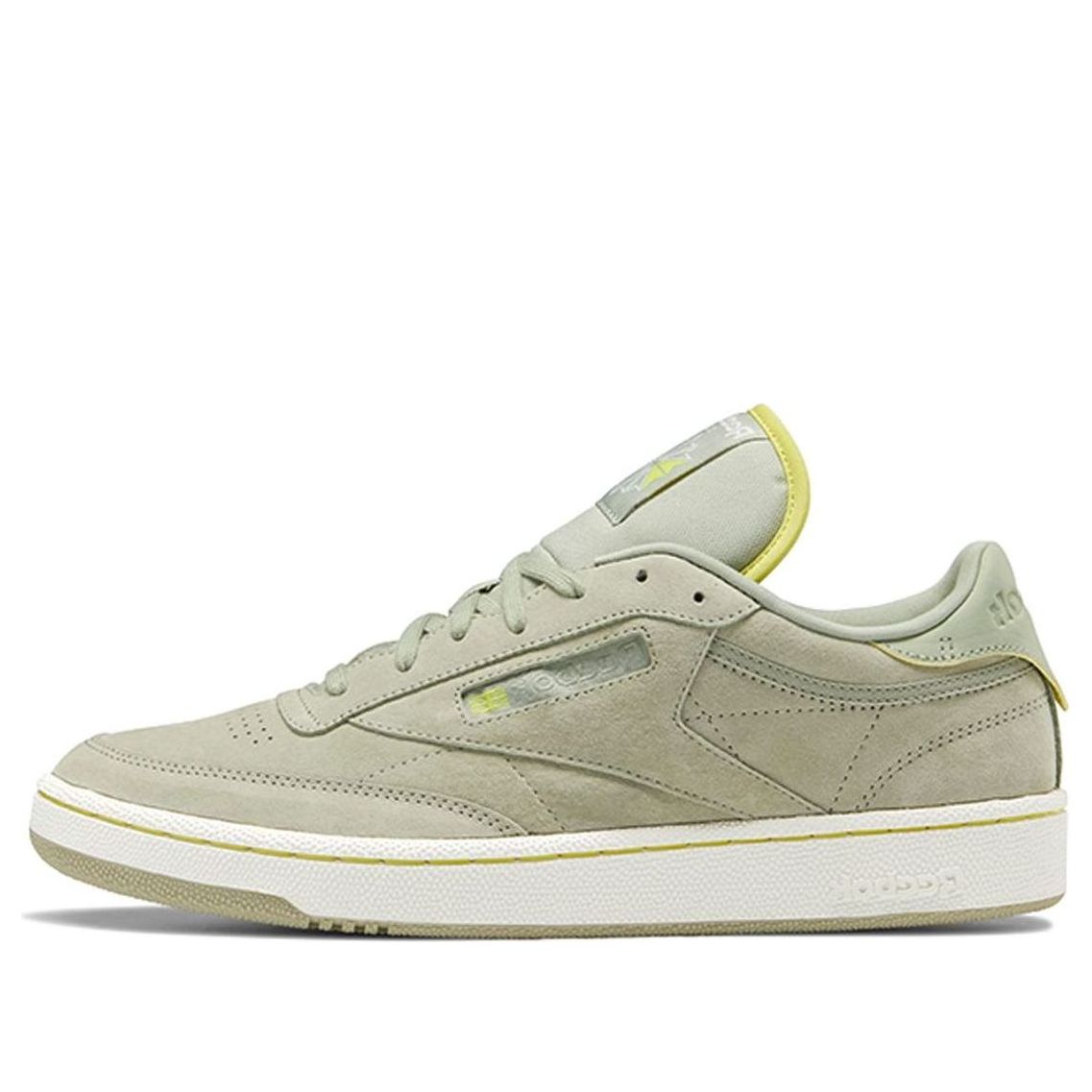 Reebok Club C Revenge Green Skate Shoes 'White Green' FV6389