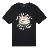 New Balance Basketball Alphabet Round Neck Short Sleeve Black MT01681-BK