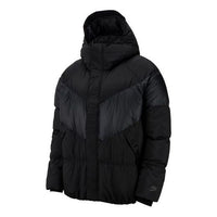 Men's Nike Hooded Down Jacket Black BV4719-010