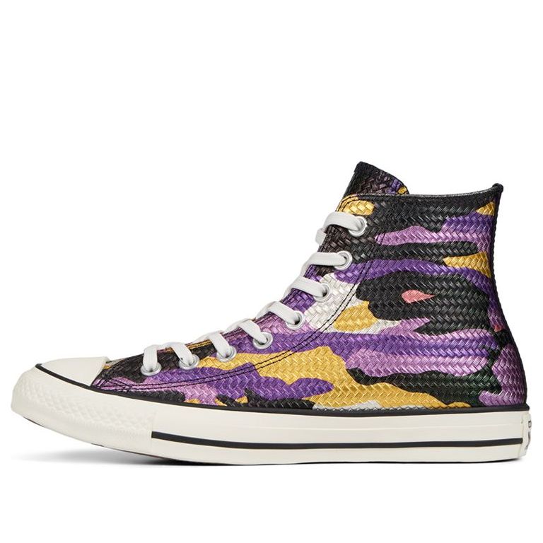 Converse Chuck Taylor All Star Metallic Camo High Top 'White Purple' 165822C