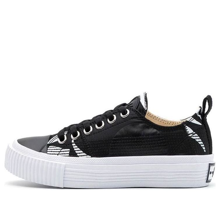 McQ Alexander McQueen Plimsoll Platform Low-Top Sneakers 'Black White' 621915R26921006