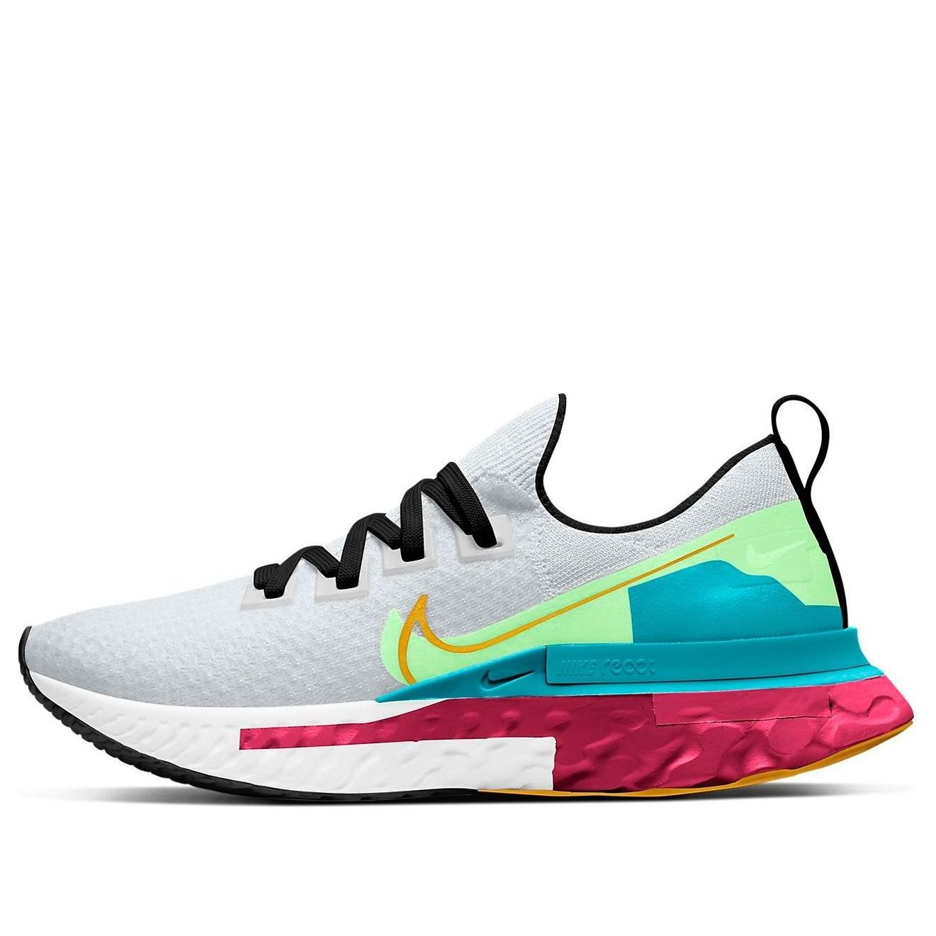 (WMNS) Nike React Infinity Run Flyknit Premium 'Pure Platinum Cardinal Red' CU0430-002