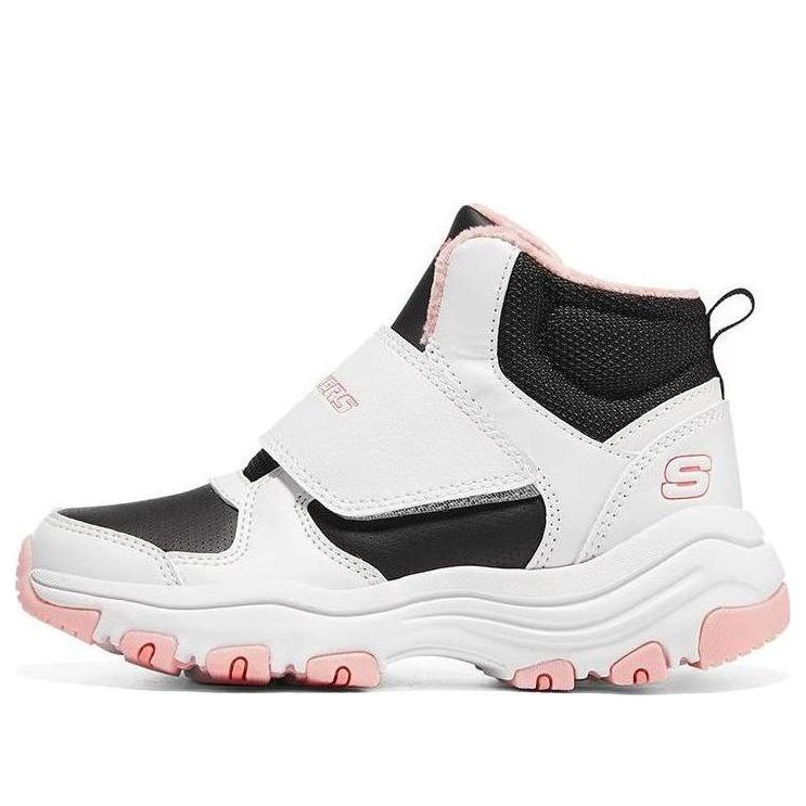 (GS) Skechers I-Conik Boots 'White Black Pink' 8701648L-WBPK