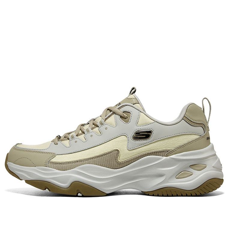 Skechers D'Lites 4.0 Shoes 'White Yellow Olive' 894286-BRMT