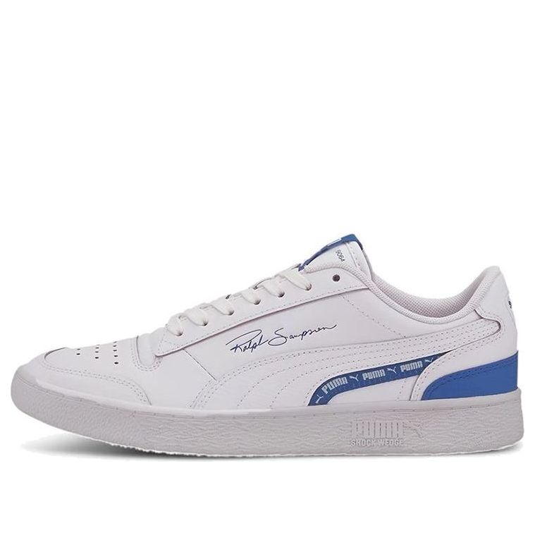 PUMA Ralph Sampson Lo Woven Casual Sneakers White/Blue 374071-01