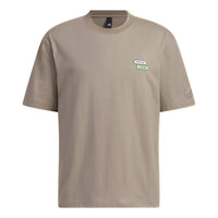 adidas Graphic Embosssed T-shirt 'Light Brown' IA8175
