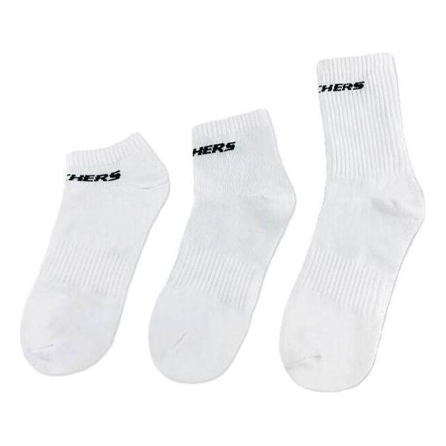 Skechers Full Size Sport Socks 'White Black' L322U037-00JA