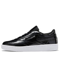 (WMNS) Reebok Club C 85 Patent Leather 'Black' EG5986