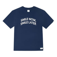Vans Just Smile T-Shirt 'Navy' VN0A7PJSLKZ