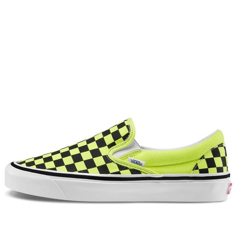 Vans Classic Slip-On 98 DX 'Anaheim Factory - Yellow Neon Checkerboard' VN0A3JEXV9O
