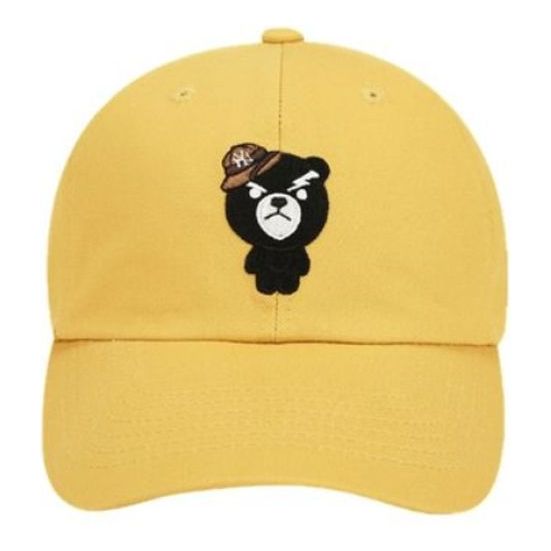 MLB Embroidered Baseball Cap Yellow 32CPAA911