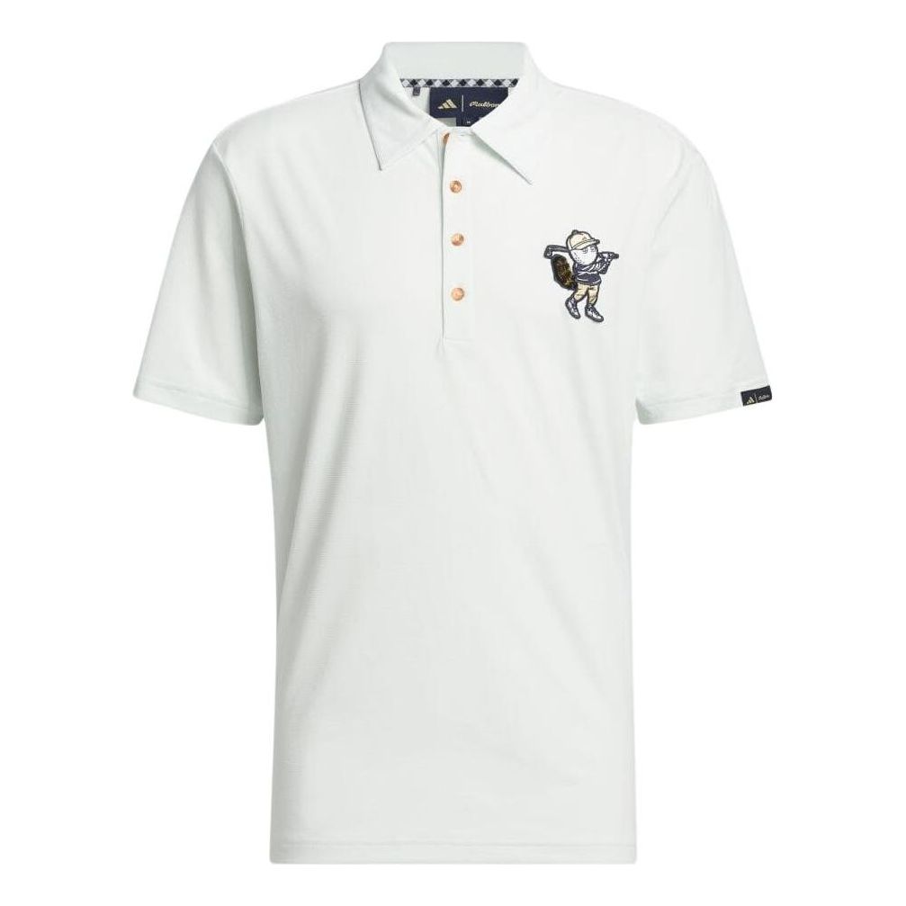 adidas x Malbon Polo Shirt Asia Sizing 'Crystal Jade' IN7570