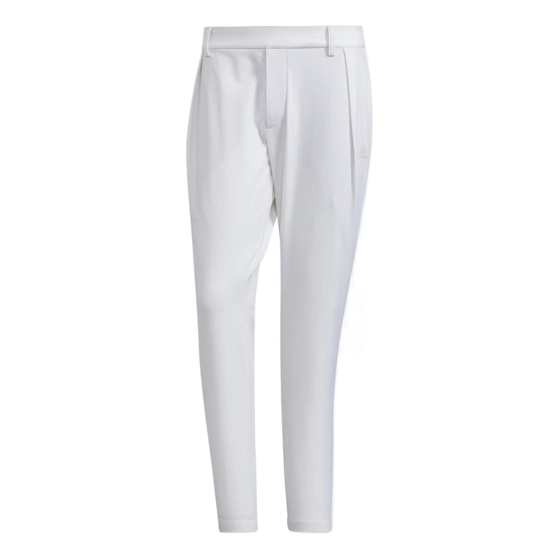 Men's adidas Solid Color Cone Pants Sports Pants/Trousers/Joggers White HB3586