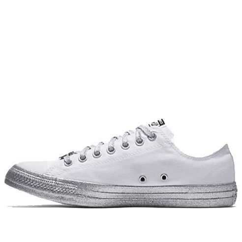 Converse Chuck Taylor All Star Low Miley Cyrus White Silver 162238C