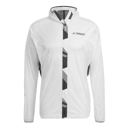adidas Terrex Outdoor Sports hooded Logo Jacket White GL1197