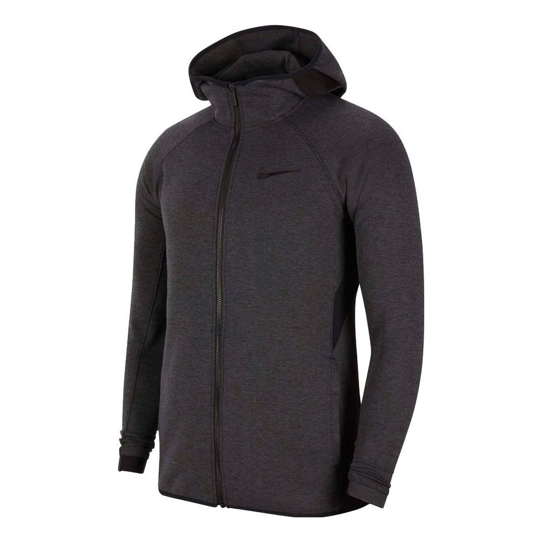 Nike Showtime Fullzip Hoodie 'Black Heather' AT3224-032