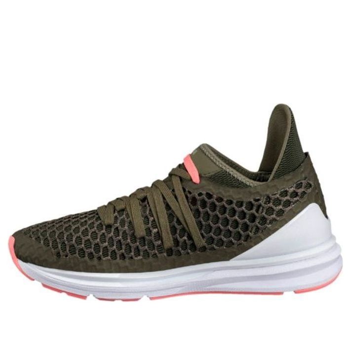 (WMNS) PUMA Ignite Limitless Netfit Sport Shoes Army-Green 189984-02