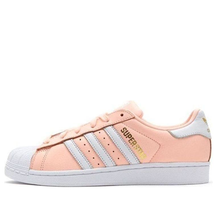 (WMNS) adidas originals Superstar Pink/White B42001
