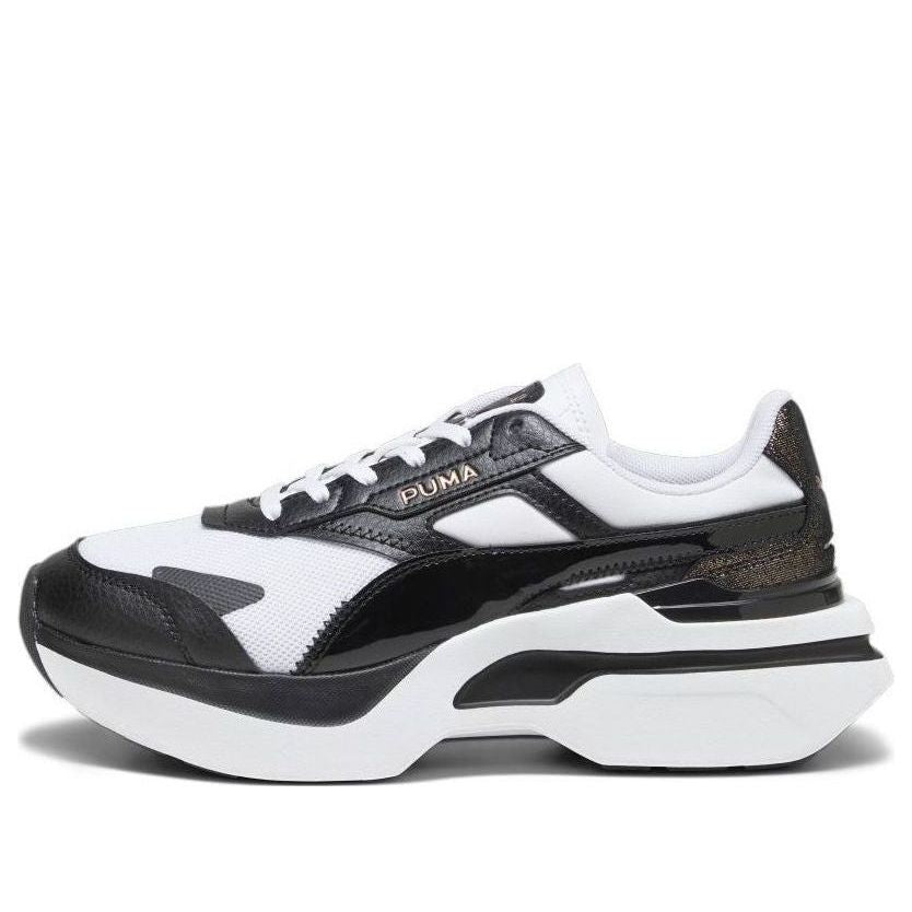 (WMNS) PUMA Kosmo Rider Glam Sneakers 'Black White' 393108-02