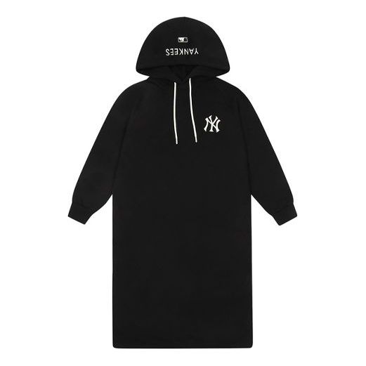 (WMNS) MLB New York Yankees Hoodie Black 31OP04041-50L