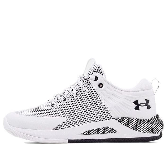 (WMNS) Under Armour HOVR Block City 'White Black' 3023709-101