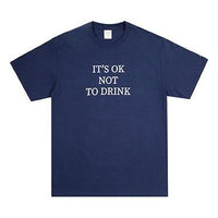 NOAH Use Your Head Tee Slogan Short Sleeve Deep Blue NOAH-SS19-007