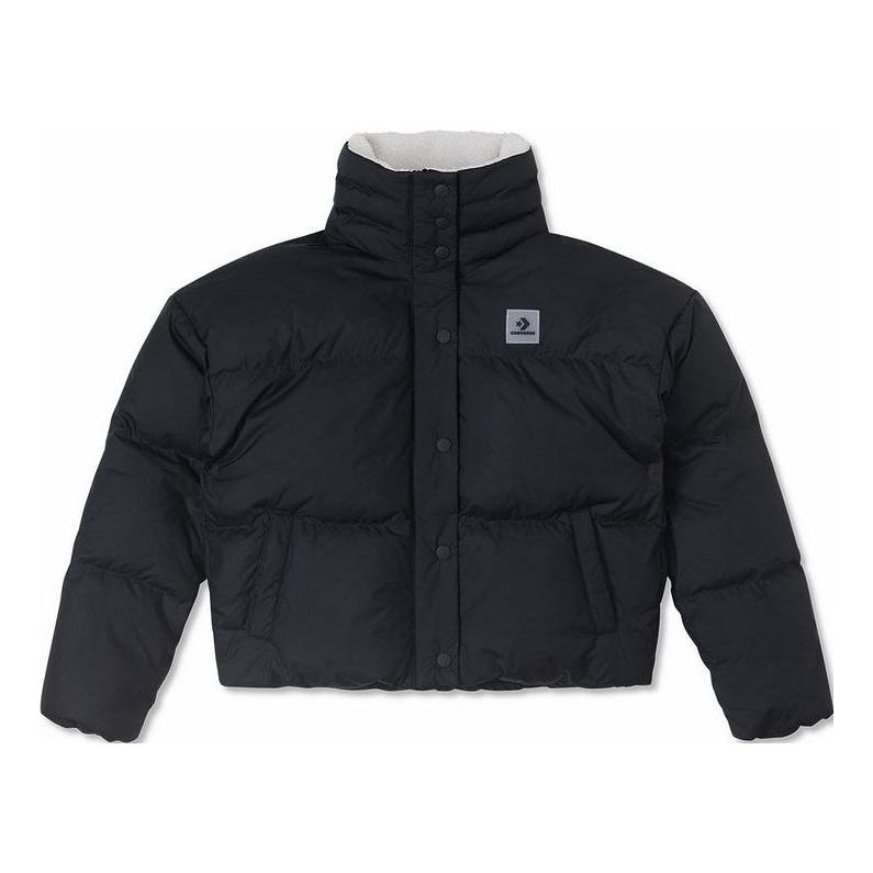 (WMNS) Converse Short Down Puffer Jacket Asia Sizing 'Black' 10025204-A01