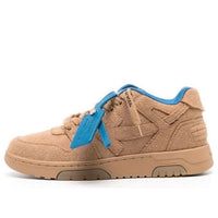 Off-White Out Of Office Low-Top Sneakers 'Tan Blue' OMIA189F22FAB0016262
