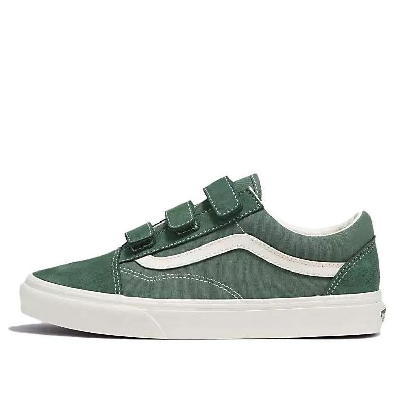 Vans Old Skool V Suede Canvas 'Green White' VN0A3D29V0N