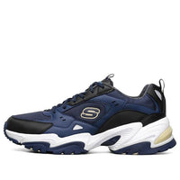One Punch Man x Skechers Stamina V2 Low-Top Running Shoes Blue/Black 666166-NVBK