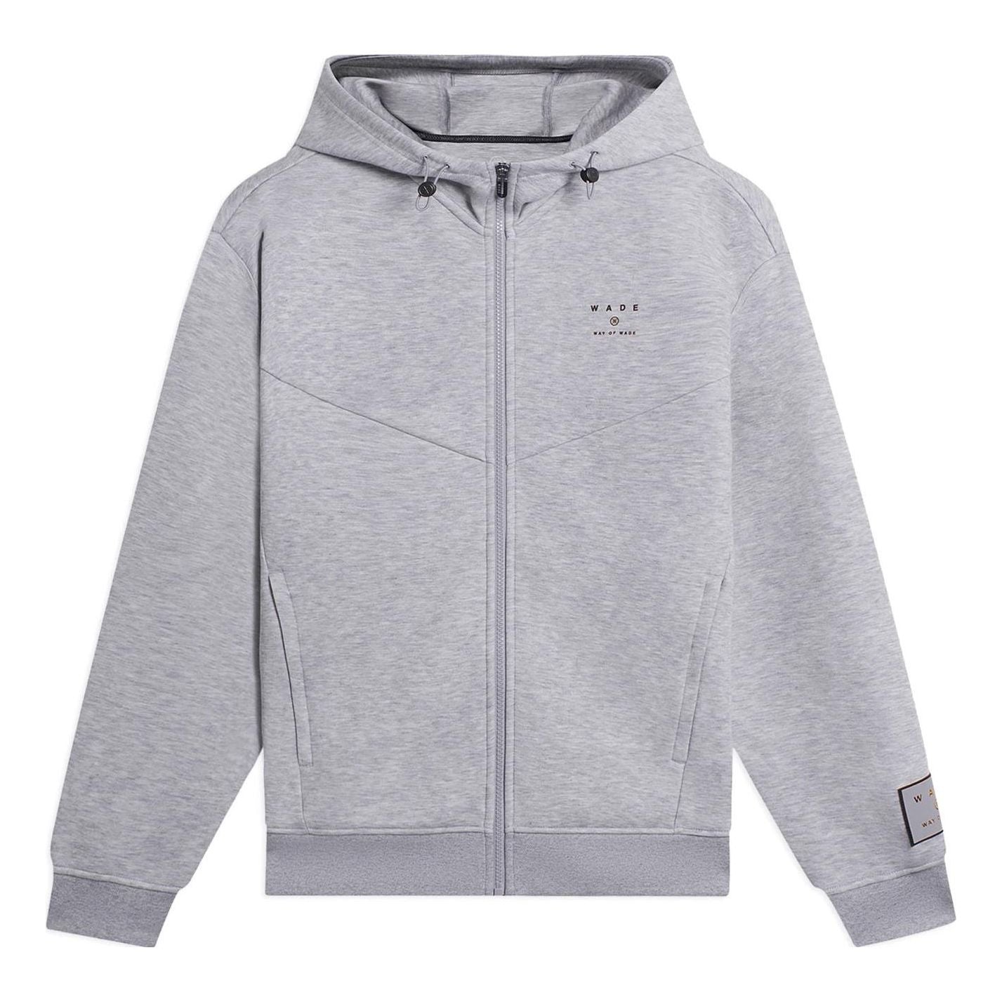 Li-Ning Way Of Wade Graphic Hooded Jacket 'Grey' AWDSC43-2