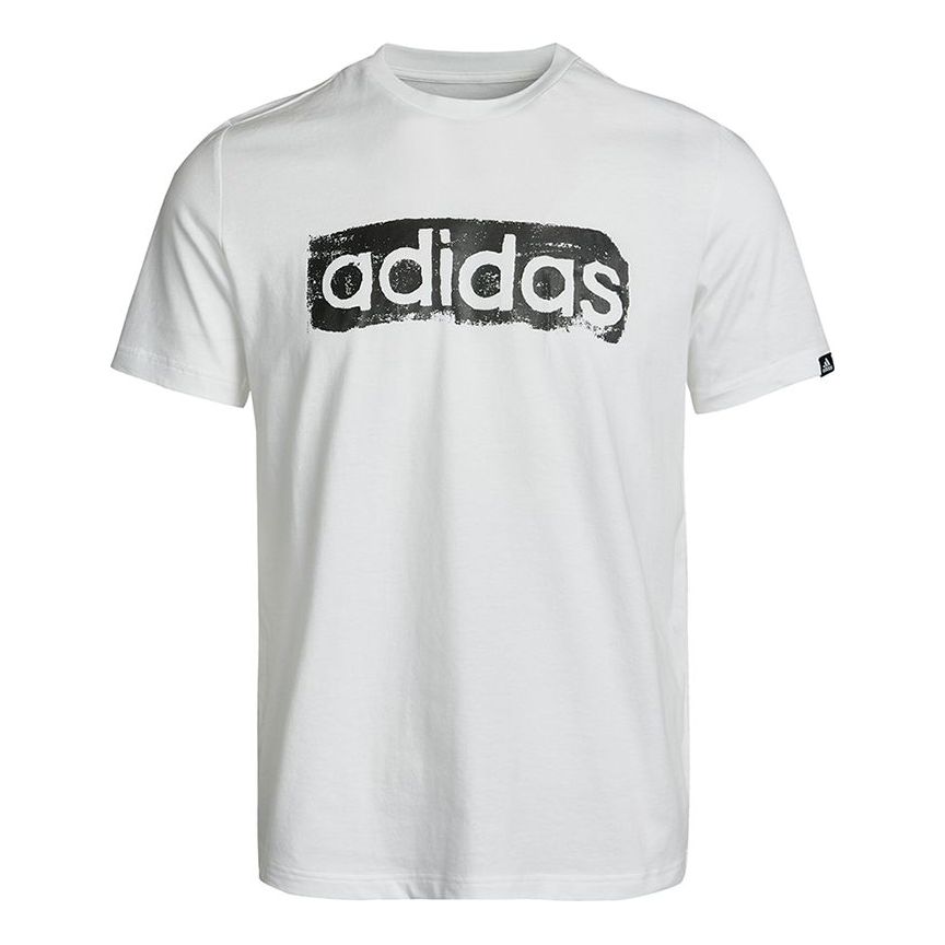 adidas M Brshstrk V4 T Round Neck White GL2862
