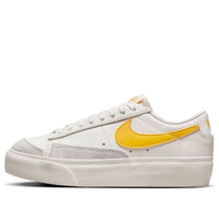 (WMNS) Nike Blazer Low Platform 'Sail Vivid Sulfur' DJ0292-111