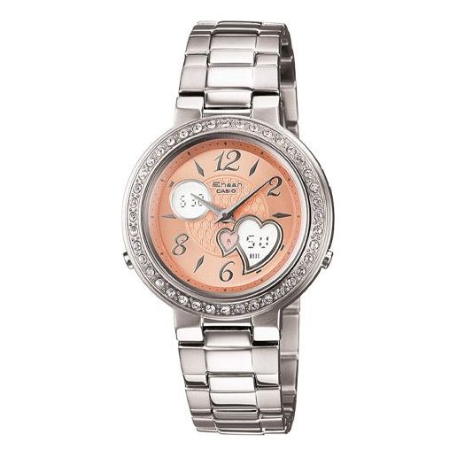 CASIO SHEEN Waterproof Stainless Steel Strap Orange Analog/Digital Combo SHN-6008D-9ADR