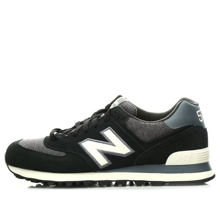New Balance 574 Shoes 'Black Grey' ML574PNW