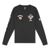 New Balance Men's New Balance Logo Pattern Printing Knit Round Neck Pullover Black MT11610-BK