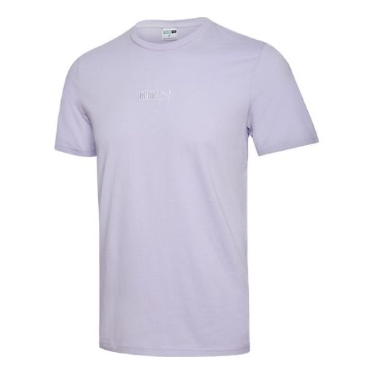PUMA Unisex Classics Round-neck Tee Purple 584428-46